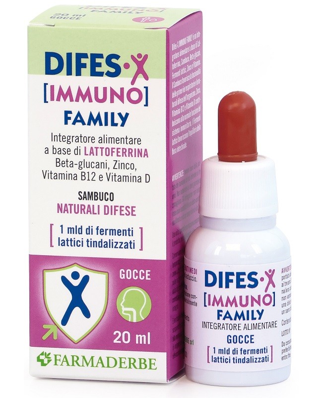 DIFES-X IMMUNO FAMILY GTT 20ML