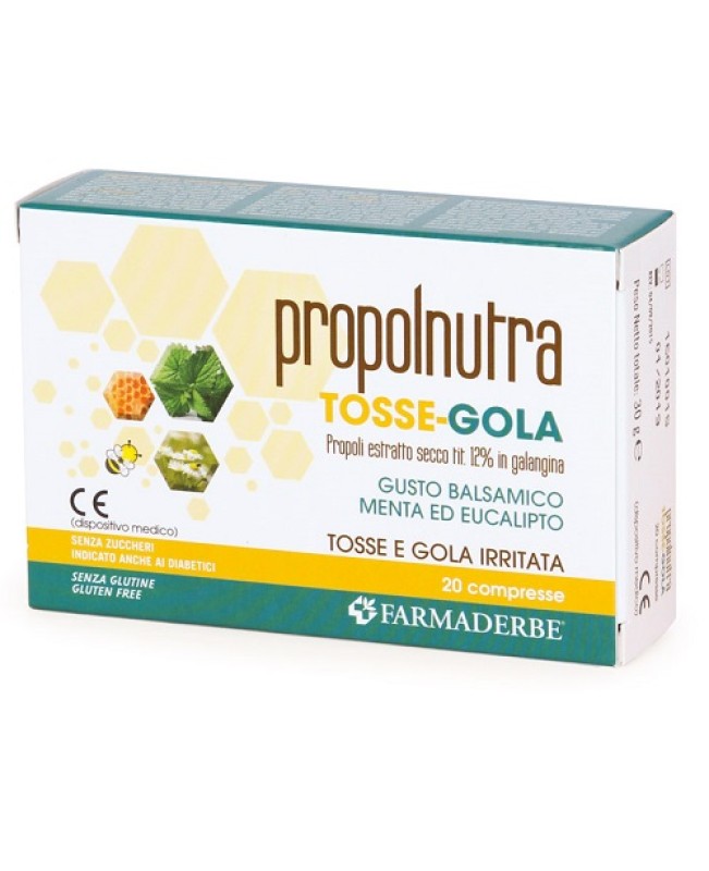 PROPOLNUTRA TOSSE-GOLA 20CPR PROPOLNUTRA TOSSE-GOLA 20CPR