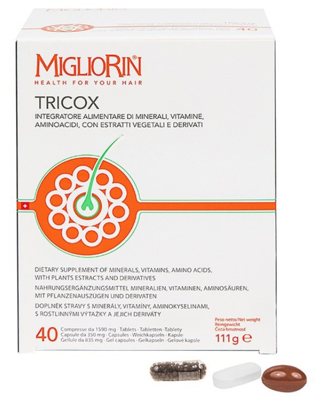 MIGLIORIN*TRICOX 40C+40CPS+40G NF MIGLIORIN*TRICOX 40C+40CPS+40G NF