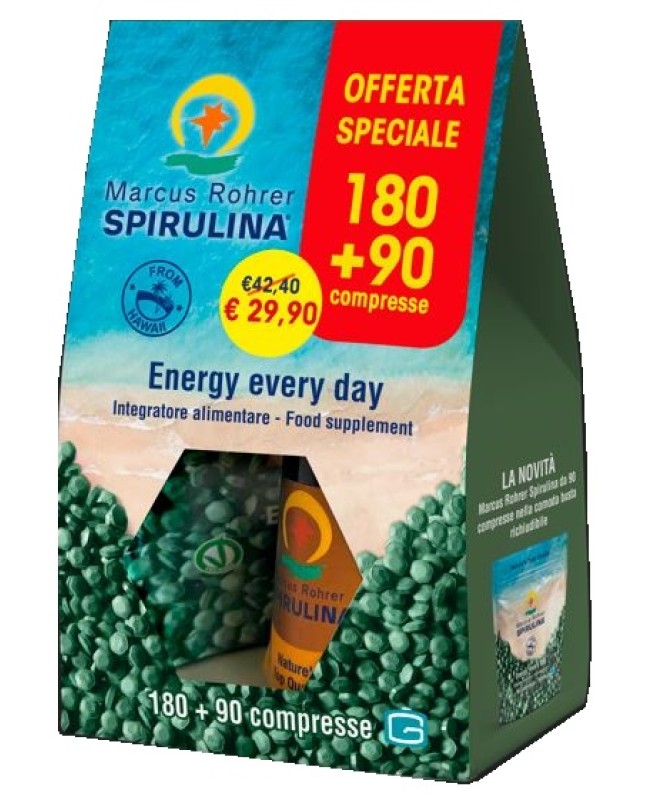 SPIRULINA MARCUS ROHRER 180+90CPR SPIRULINA MARCUS ROHRER 180+90CPR