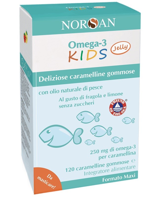 NORSAN OMEGA 3 KIDS 120JELLY