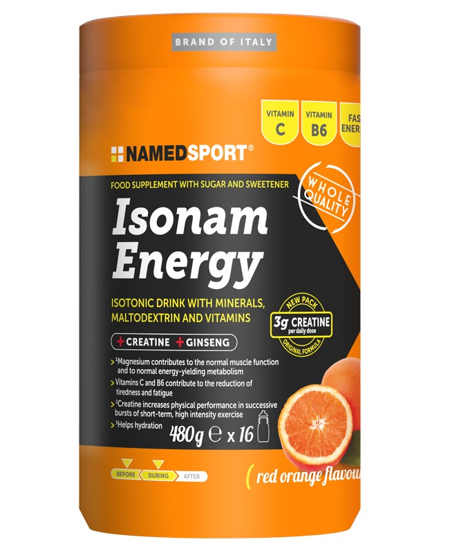 ISONAM ENERGY ORANGE 480G ISONAM ENERGY ORANGE 480G