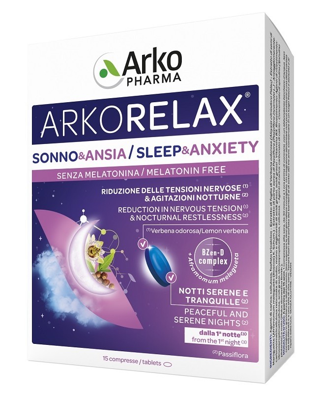ARKORELAX SONNO ANSIA 15CPR ARKORELAX SONNO ANSIA 15CPR