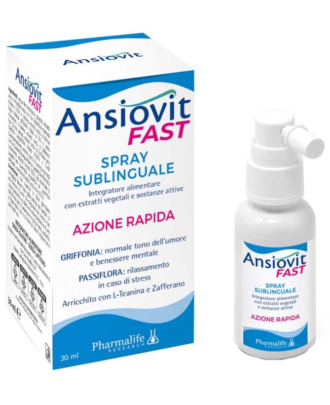 ANSIOVIT FAST SPR SUBLINGUALE 30ML ANSIOVIT FAST SPR SUBLINGUALE 30ML