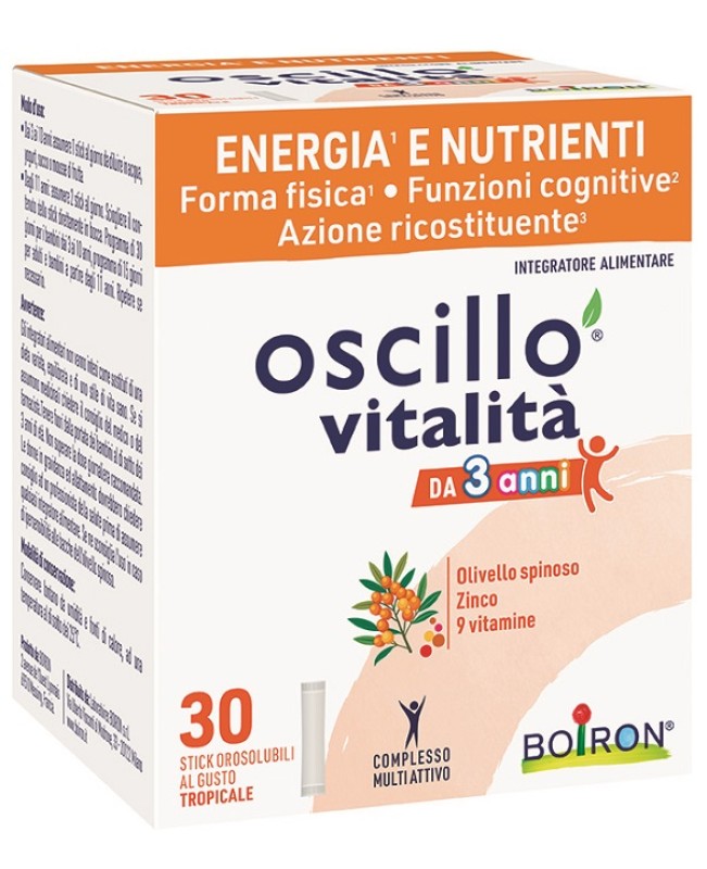 OSCILLO VITALITA' 3+ 30STICK