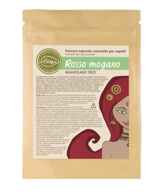 HIMALAYA HENNA ROSSO MOGANO 100G HIMALAYA HENNA ROSSO MOGANO 100G