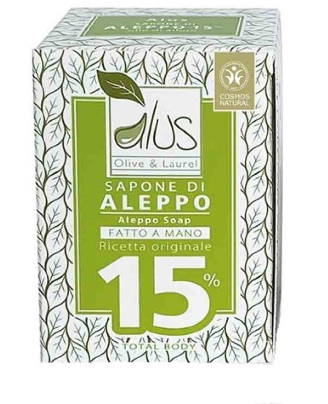 ALEPPO CUBO SAPONE 15% 200G ALUS