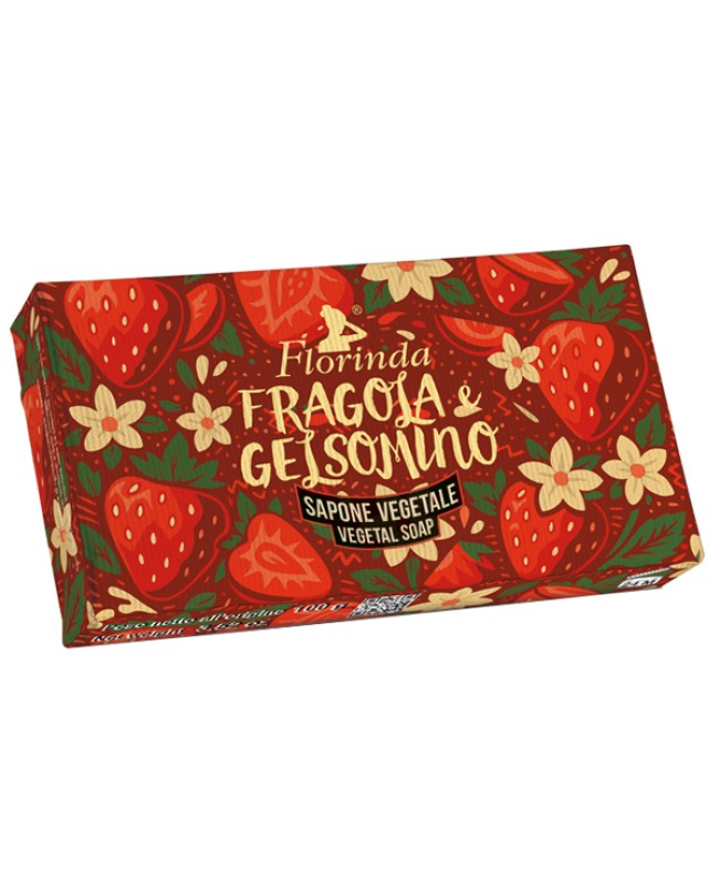 SAPONE VEGETALE FRAGOLA/GELSOM 100G