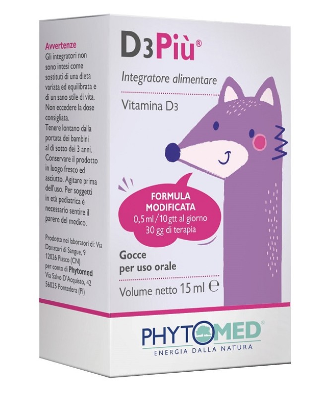 D3PIU GOCCE 15ML NF