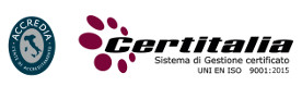 Accredia - Certitalia: sistema di Gestione certificato UNI EN ISO 9001:2015